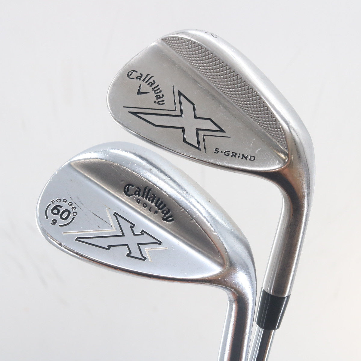 Callaway X Forged White Chrome Gap & Lob Wedge Set 52.10 & 60.9 Steel A-163776