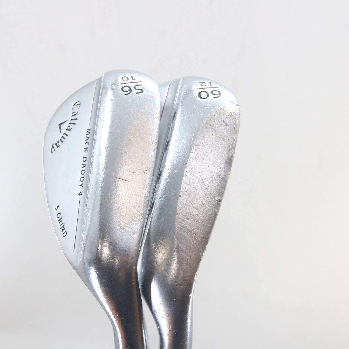 Callaway Mack Daddy 4 Platimun Chrome Sand & Lob Wedge Set 56 & 60 A-163777