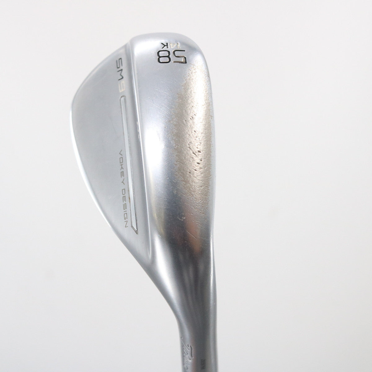 Titleist Vokey SM9 Tour Chrome Lob Wedge 58 Deg 58.14 K-Grind Steel RH C-144816
