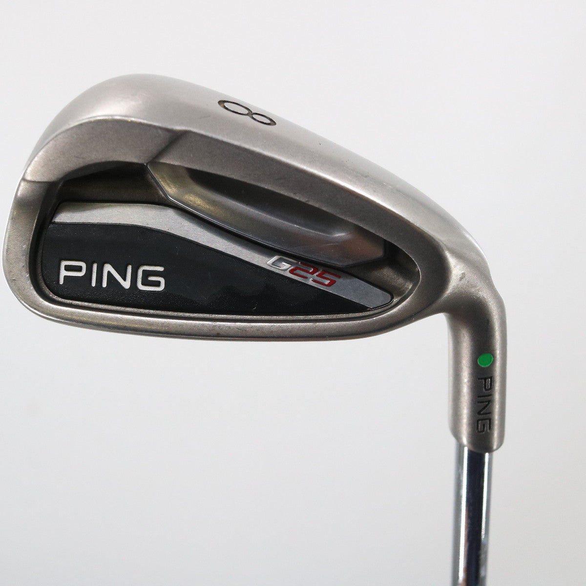 Ping G25 Individual 8 Iron Green Dot Steel S Stiff Flex Right Hand C-146303