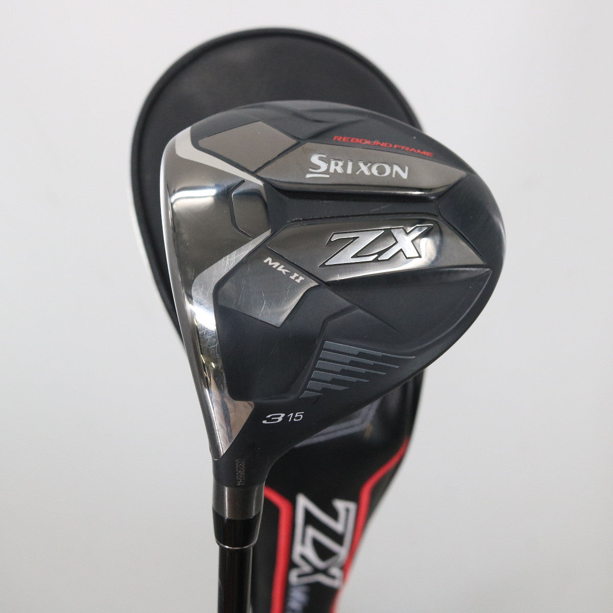 Srixon ZX  MkII 3 Fairway Wood 15 Deg Graphite Stiff LH Headcover C-147276