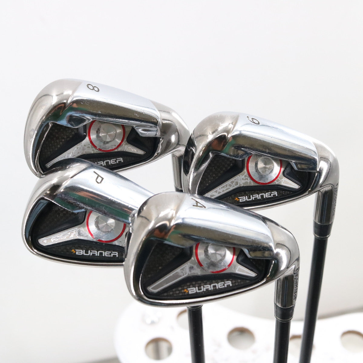 TaylorMade Burner 1.0 Iron Set 8-P,A Graphite REAX 65 Stiff Flex RH C-148947