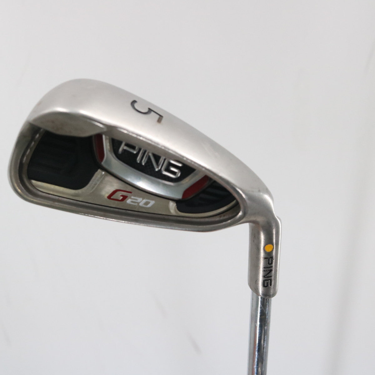 Ping G20 Iron Set 5-W,U,S Yellow Dot Steel CFS Ping R Regular Flex RH C-149280