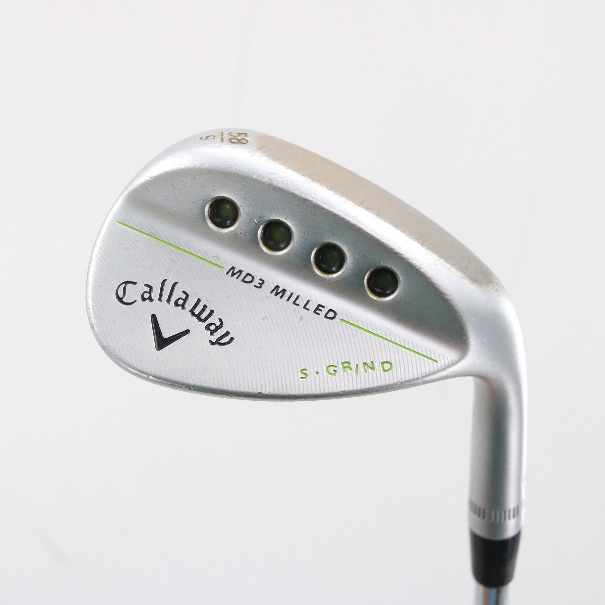 Callaway MD3 Milled Chrome SW Sand Wedge 58 Deg 58.09S Steel Shaft RH C-149750