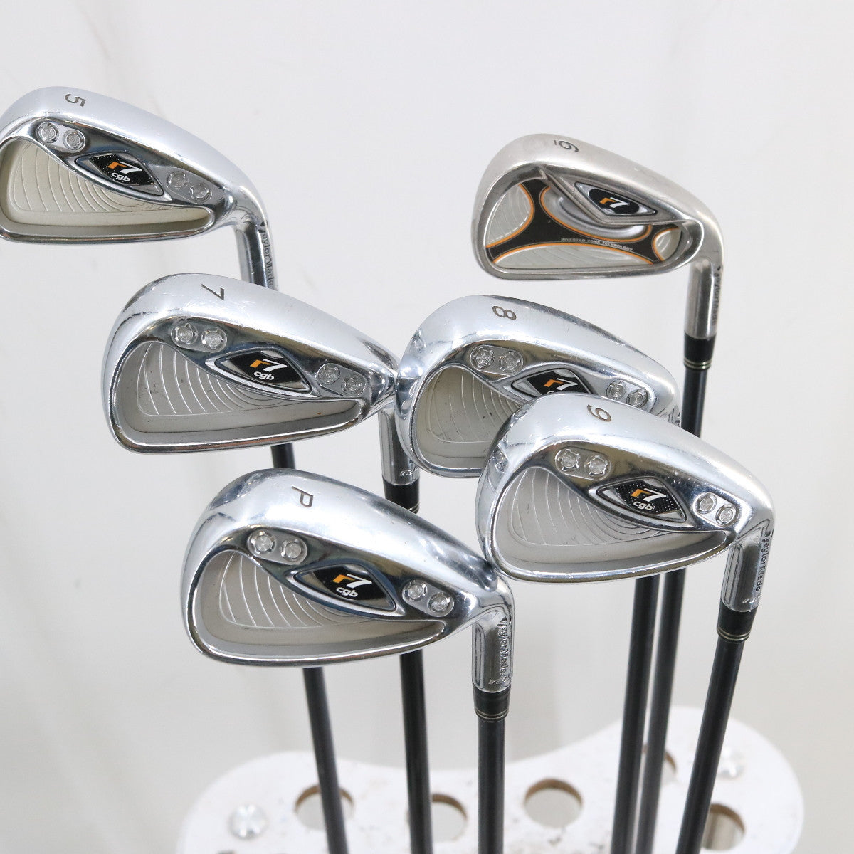 TaylorMade R7/CGB Combo Iron Set 5-P Graphite S Stiff Flex Right Hand C-153009