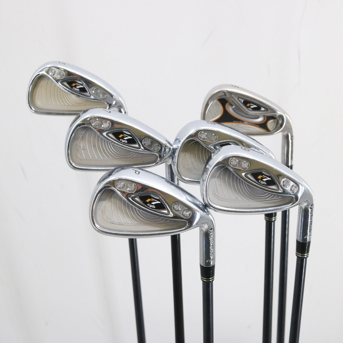 TaylorMade R7/CGB Combo Iron Set 5-P Graphite S Stiff Flex Right Hand C-153009