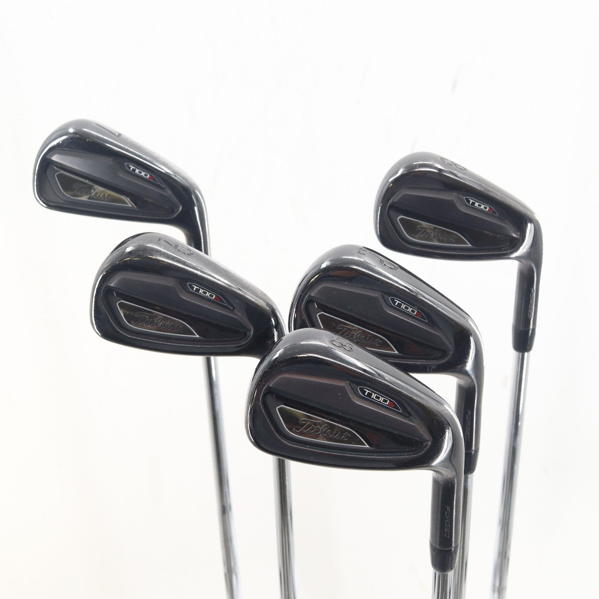 Titleist Limited Edition T100s Black Iron Set 7-P,W48 KBS $ Taper Stiff G-106987