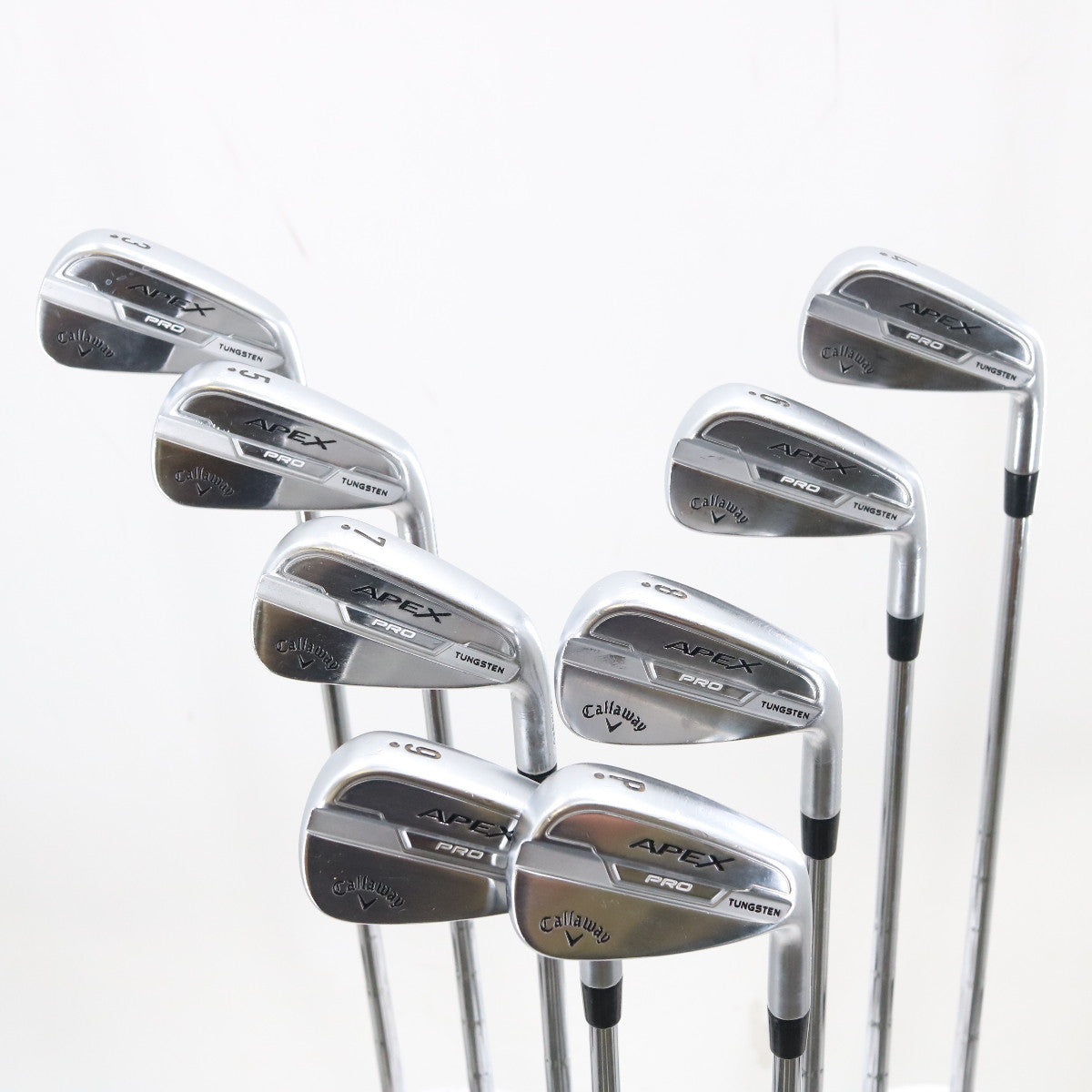 Callaway Forged Apex Pro 21 Iron Set 3-P Steel KBS tour 130 X-Stiff RH G-148825