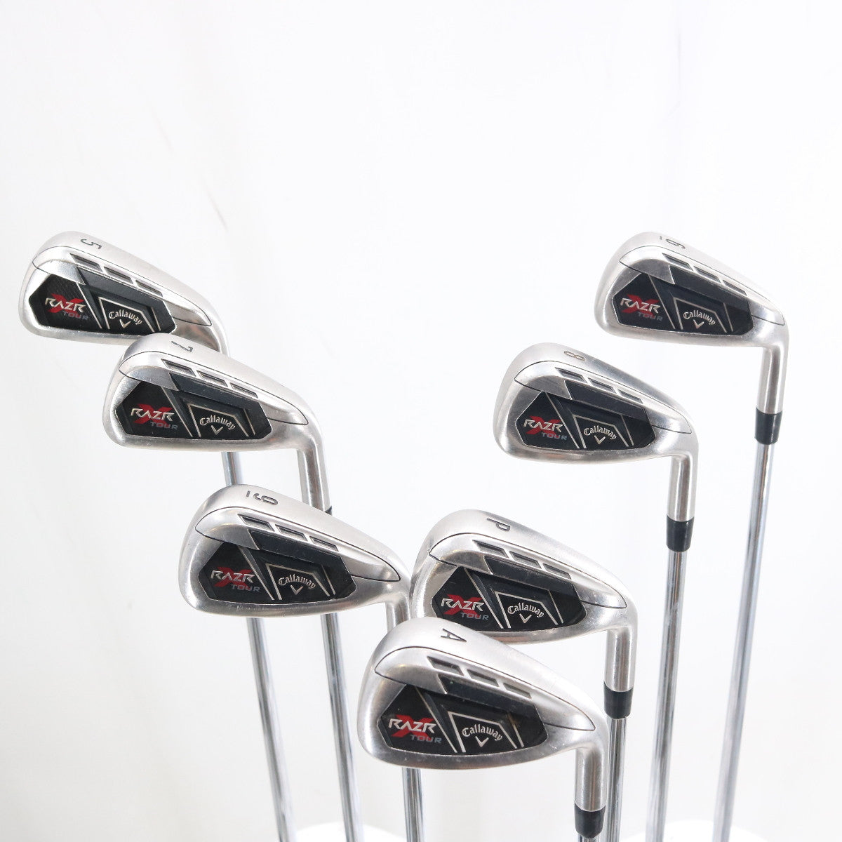 Callaway RAZR X Tour 5-P,A Iron Set Project X 5.5 Steel Regular Righty G-150686