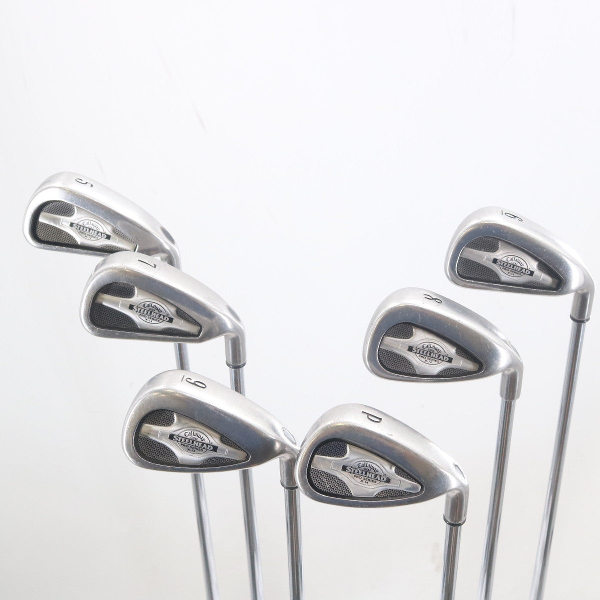 Callaway Steelhead Pro Series X-14 Iron Set 5-P Steel Stiff Flex RH G-150713