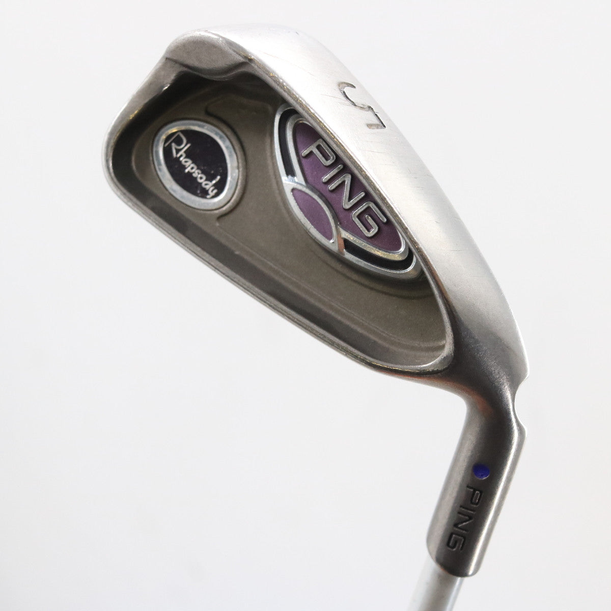 Ping Rhapsody Iron Set 5,7-W,S (No 6i) Purple Dot Graphite Ladies RH G-158403