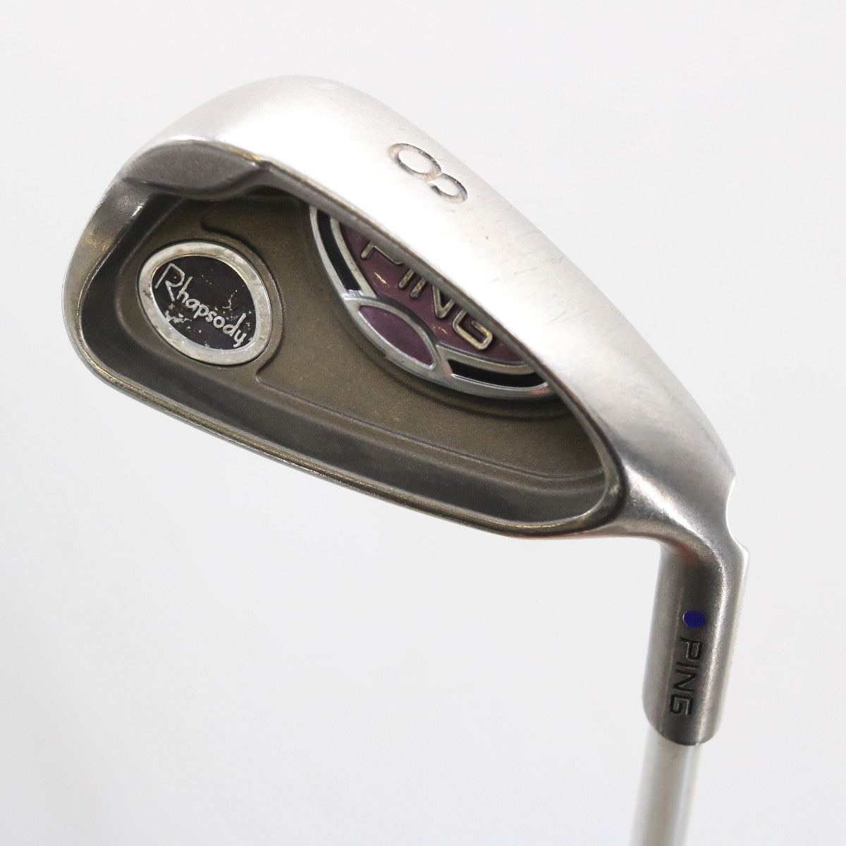 Ping Rhapsody Iron Set 5,7-W,S (No 6i) Purple Dot Graphite Ladies RH G-158403