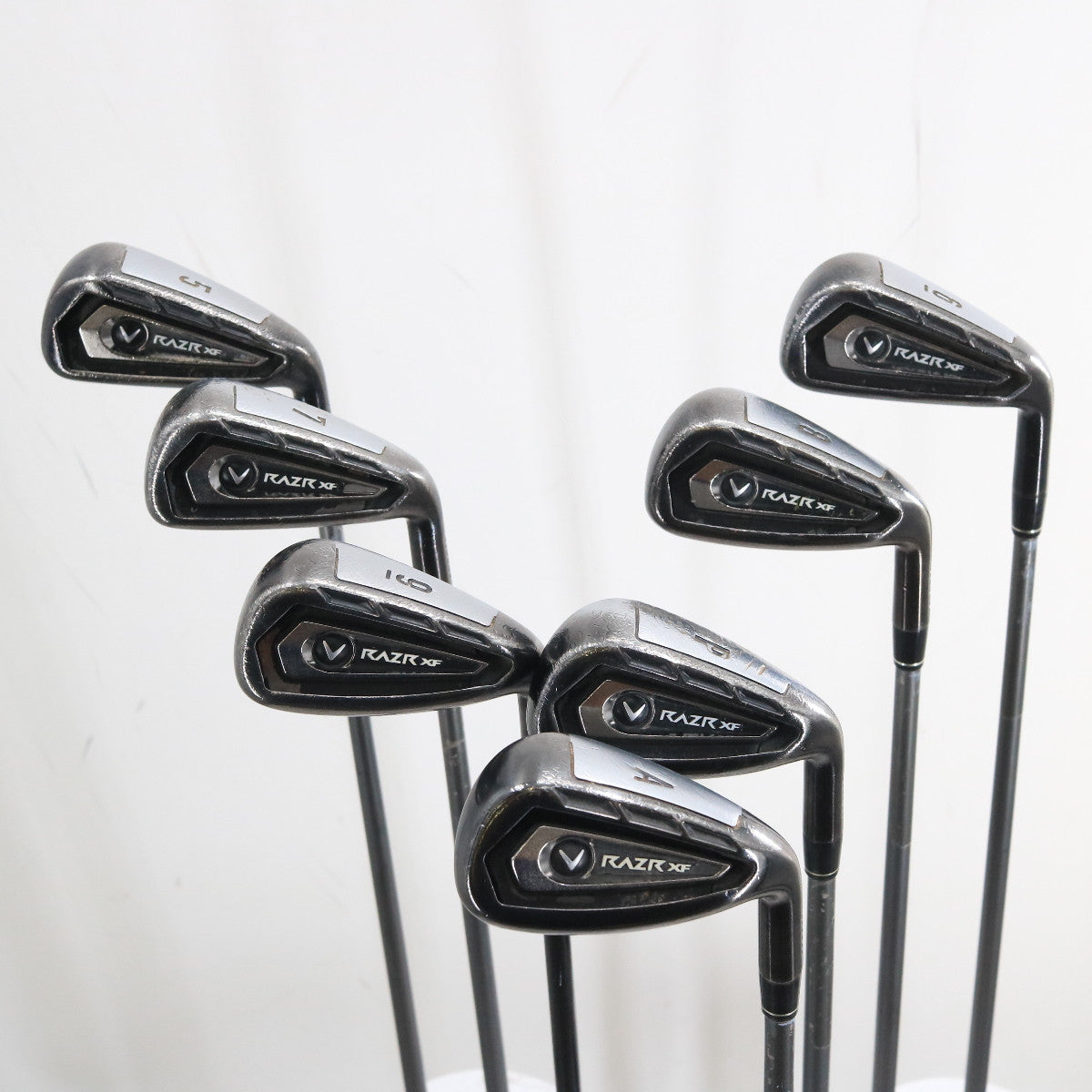 Callaway RAZR XF Iron Set 5-P,A Graphite Shaft Stiff Flex Right-Hand G-159059