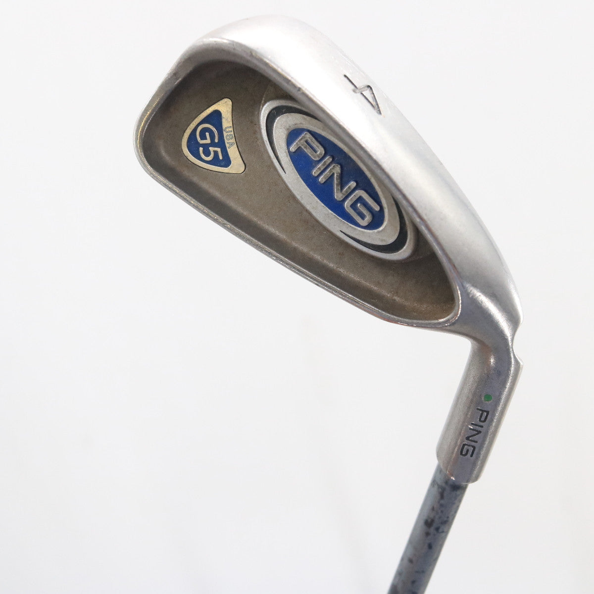 Ping G5 Iron Set 4,5,7-W,U,S Green Dot Graphite Shaft Stiff Right-Hand G-160010