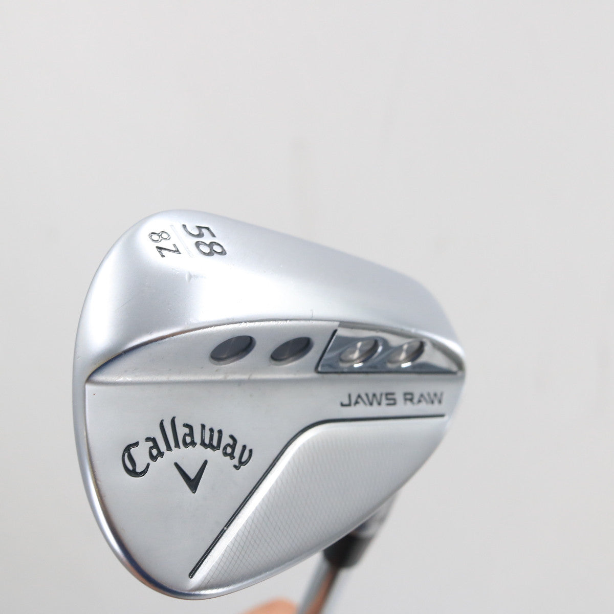 Callaway Jaws Raw Chrome Lob Wedge 58 Deg 58.8Z Dynamic Gold Steel RH G-160985
