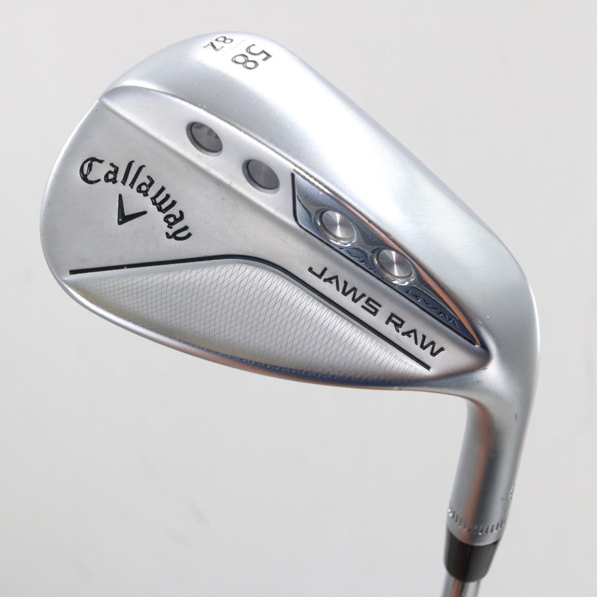 Callaway Jaws Raw Chrome Lob Wedge 58 Deg 58.8Z Dynamic Gold Steel RH G-160985