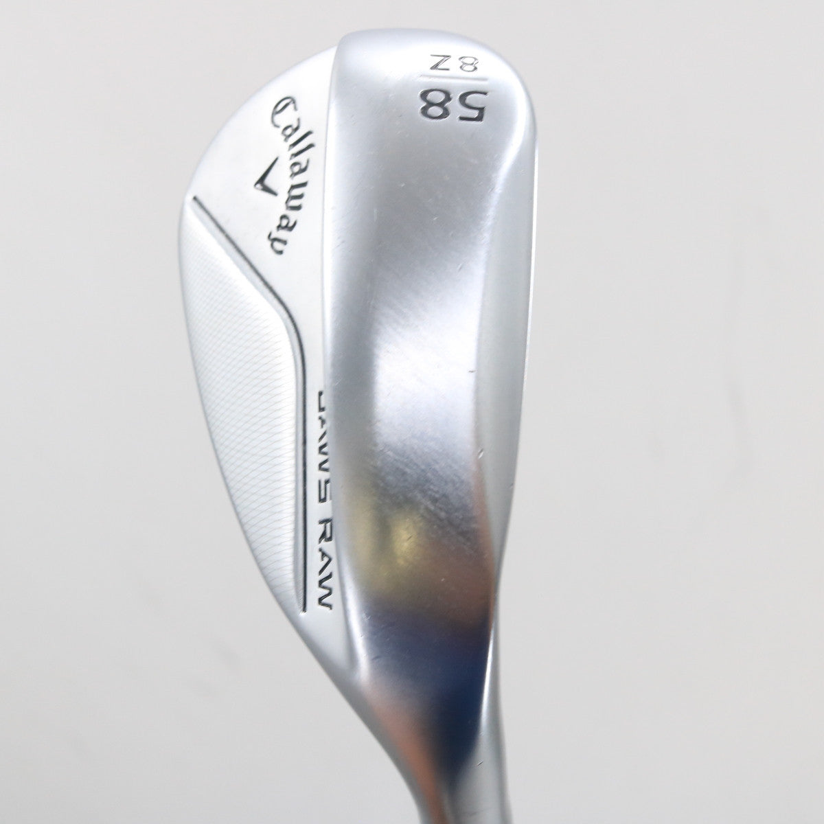 Callaway Jaws Raw Chrome Lob Wedge 58 Deg 58.8Z Dynamic Gold Steel RH G-160985