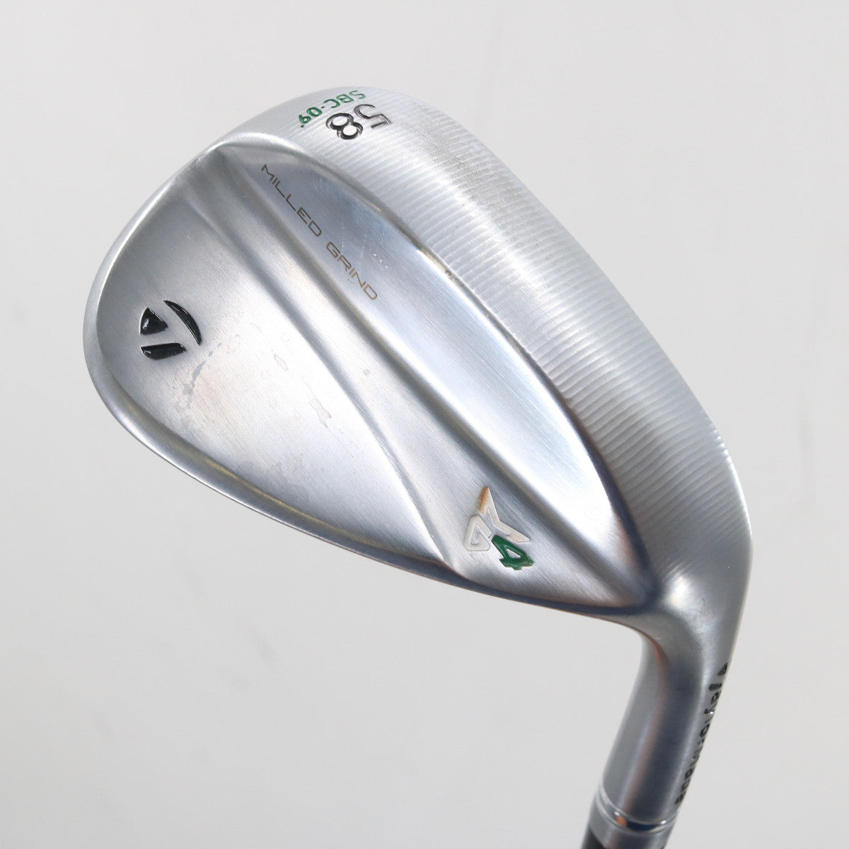 Taylormade Milled Grind 4 Chrome Lob Wedge 58 Deg 58.09 SBC Steel RH G-160989