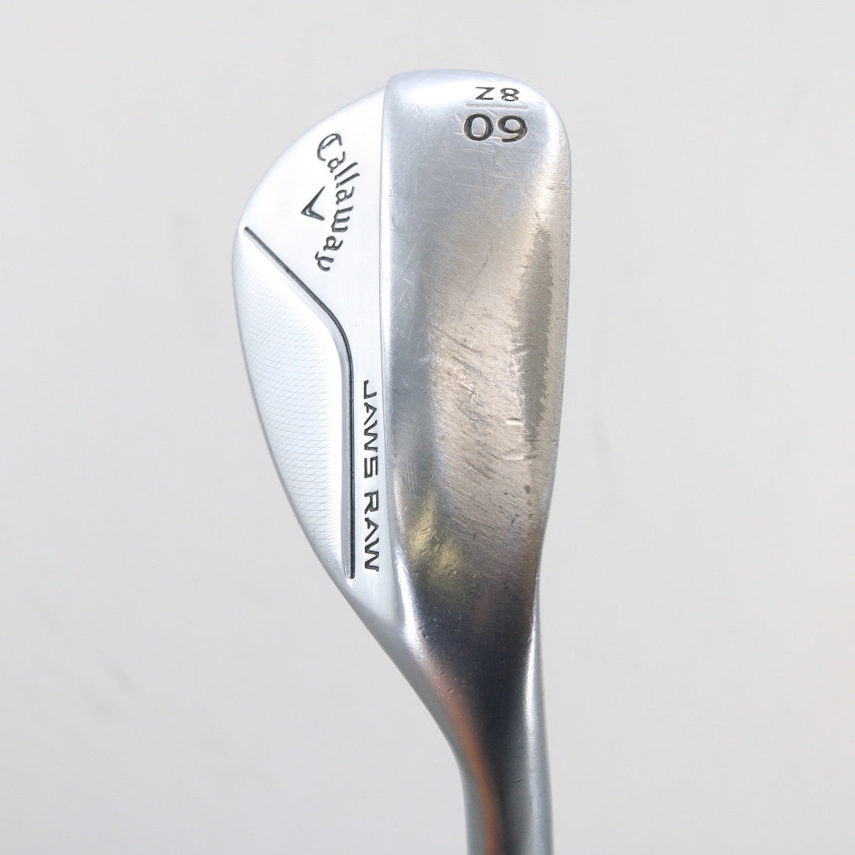 Callaway Jaws Raw Chrome Lob Wedge 60 Deg 60.8Z Steelfiber f4 Stiff G-161415