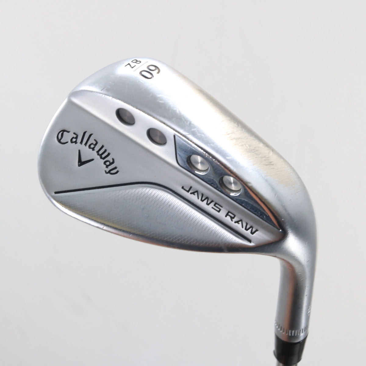 Callaway Jaws Raw Chrome Lob Wedge 60 Deg 60.8Z Steelfiber f4 Stiff G-161415