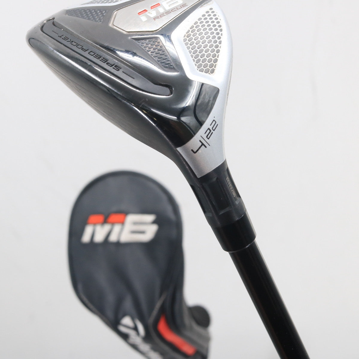 TaylorMade M6 Rescue 4 Hybrid 22 Deg Graphite Atmos Stiff Left-Hand G-161431