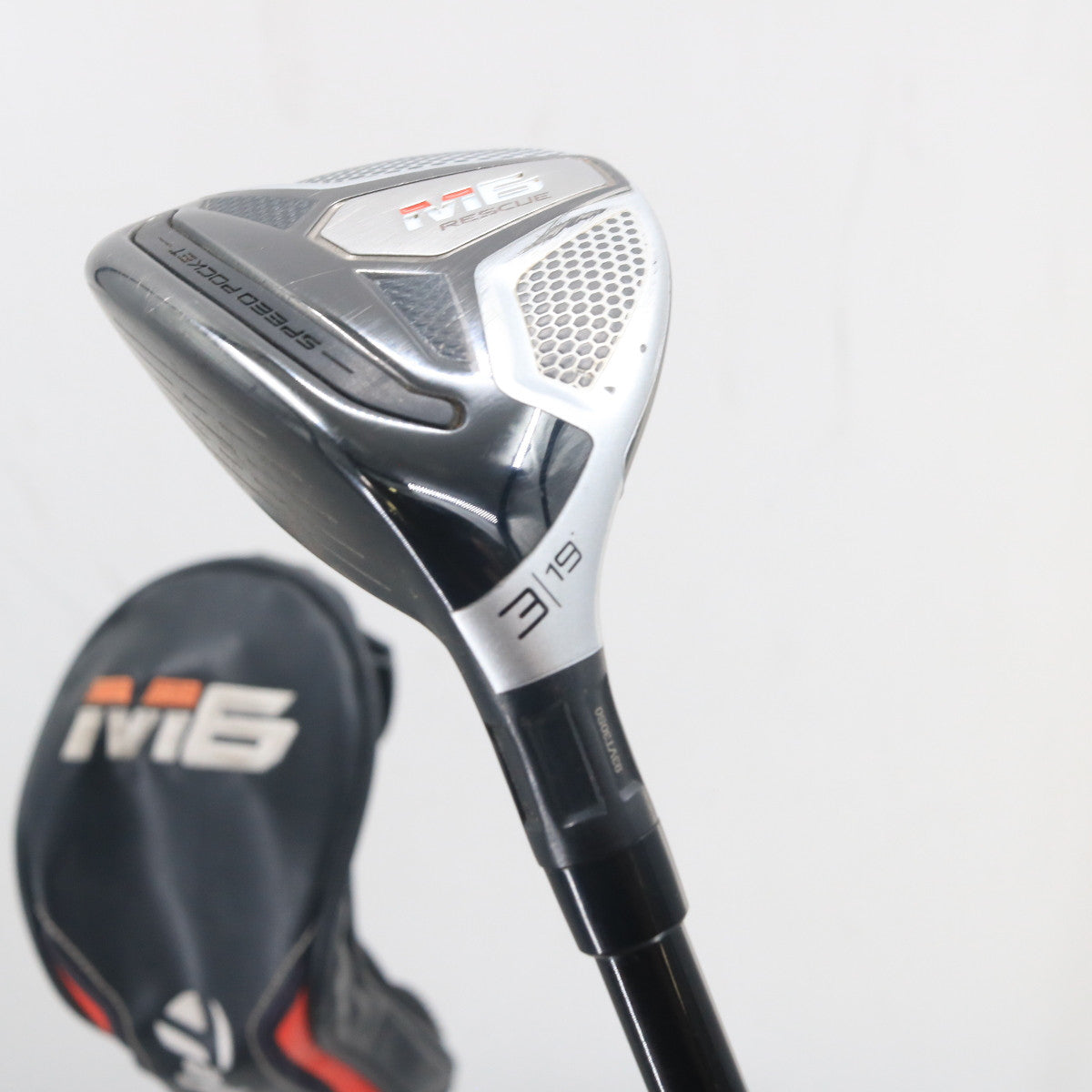 TaylorMade M6 Rescue 3 Hybrid 19 Deg Graphite Atmos Stiff Left-Hand G-161432