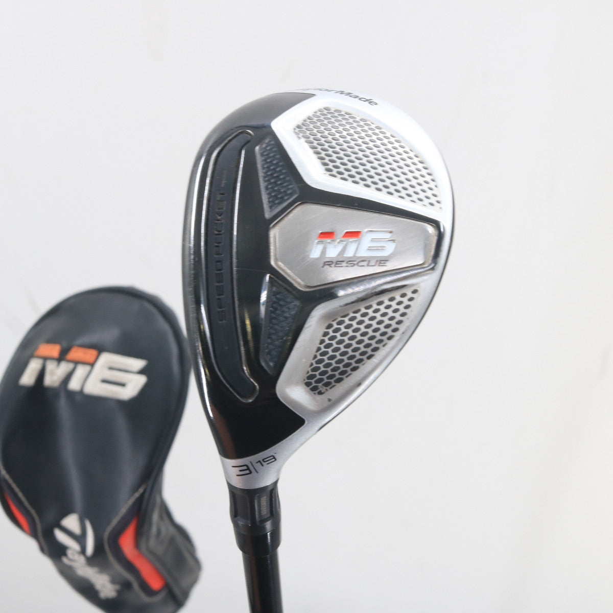 TaylorMade M6 Rescue 3 Hybrid 19 Deg Graphite Atmos Stiff Left-Hand G-161432