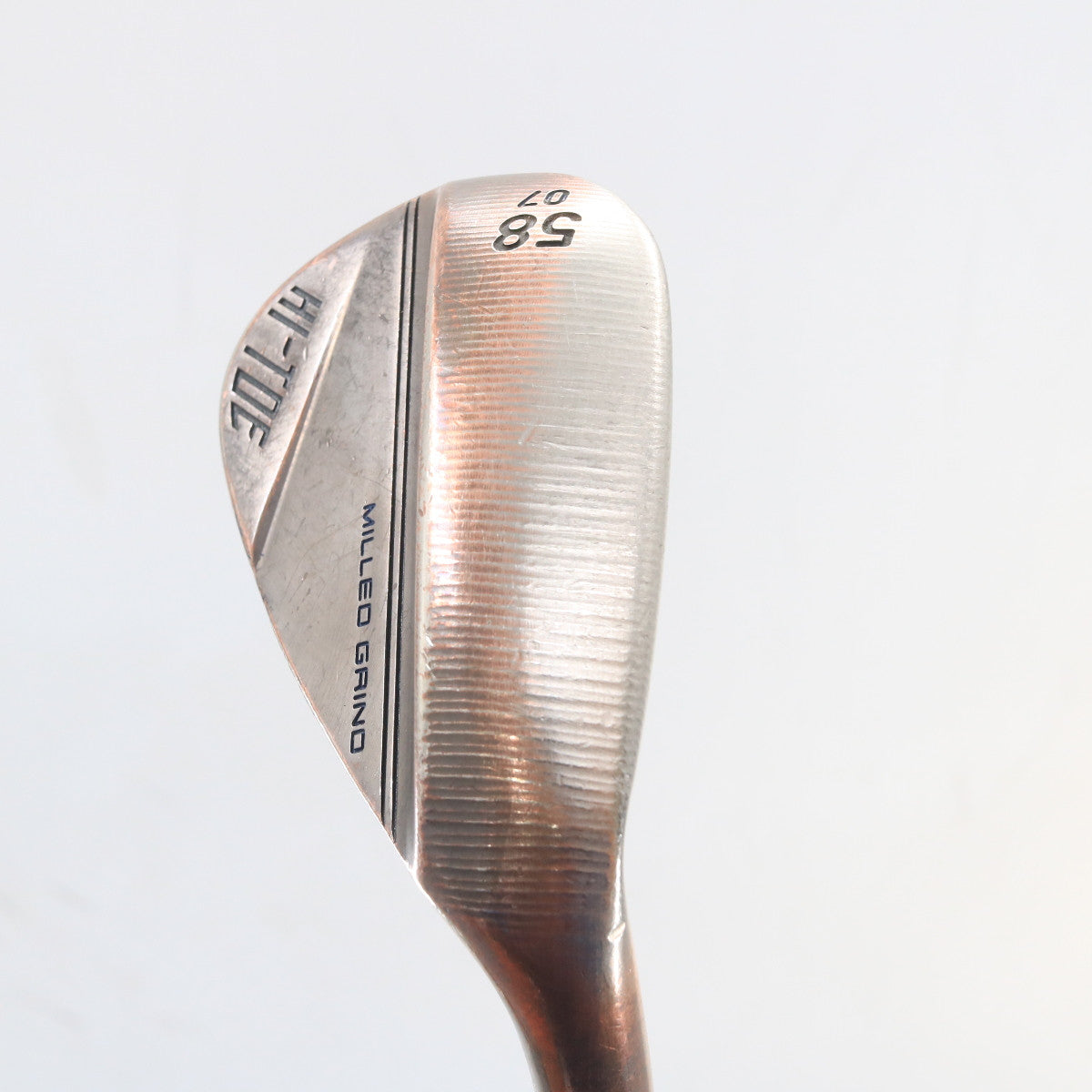 TaylorMade Milled Grind Hi-Toe 3 Copper Lob Wedge 58.07 Steel RH G-161919