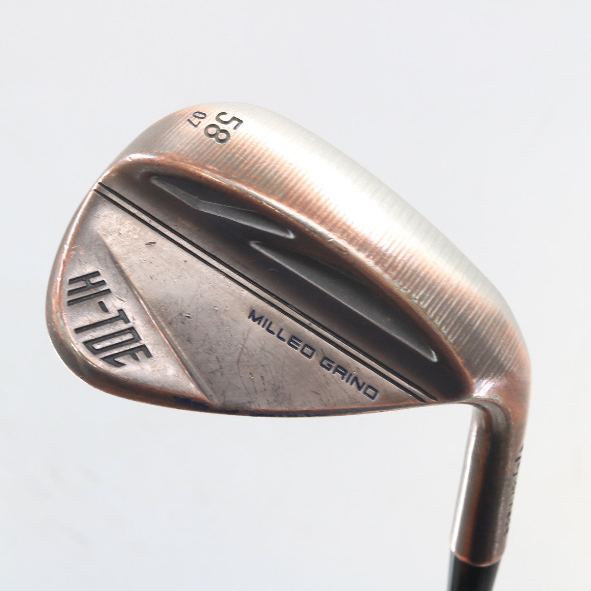 TaylorMade Milled Grind Hi-Toe 3 Copper Lob Wedge 58.07 Steel RH G-161919