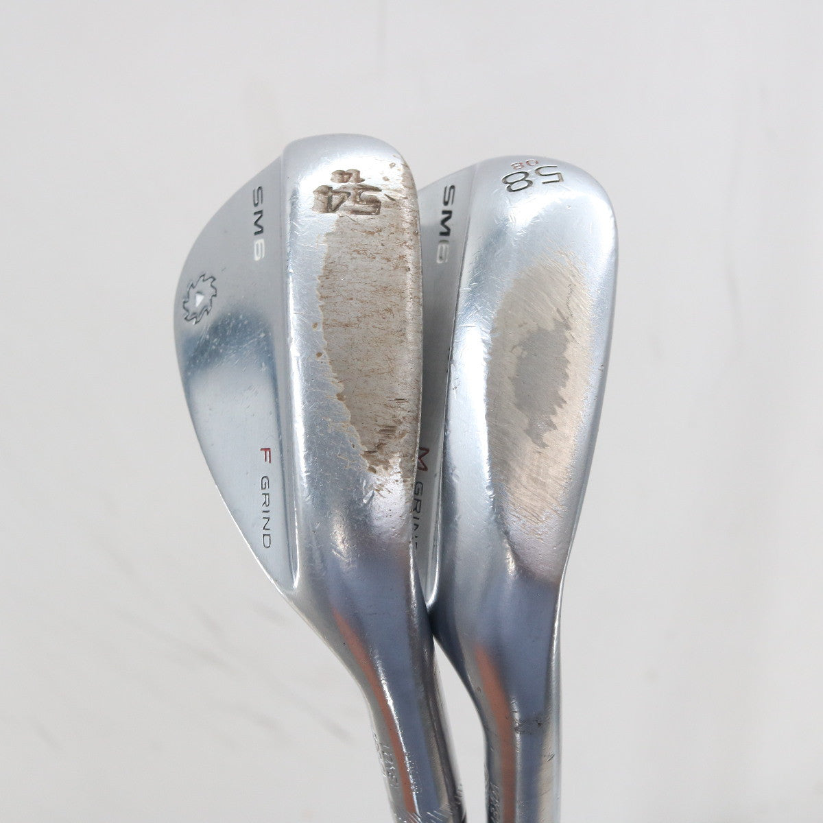 Titleist Vokey SM6 Tour Chrome Sand & Lob Wedge Set 54.14 & 58.08 Deg G-163134
