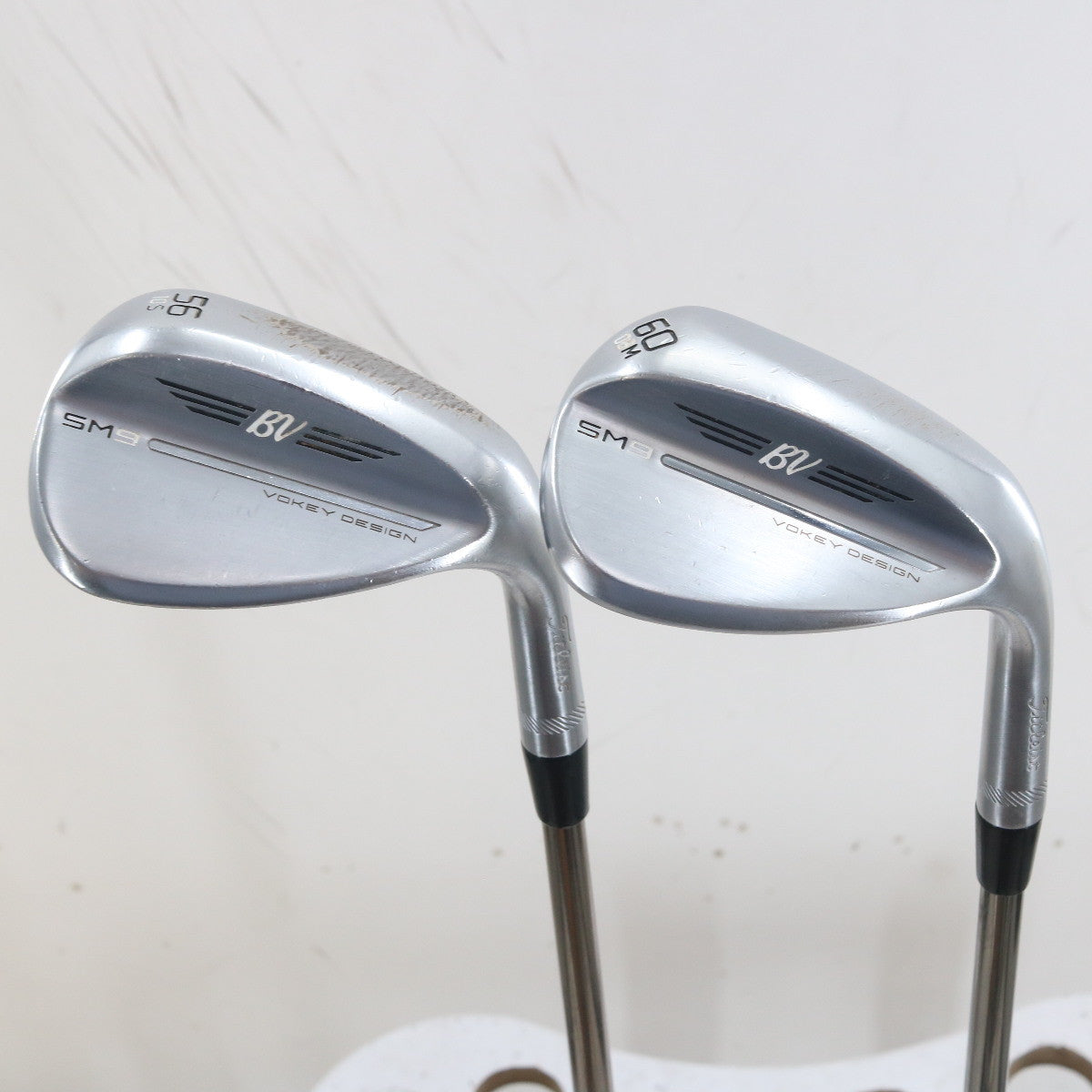 Titleist Vokey SM9 Tour Chrome Sand & Lob Wedge Set 56.10 & 60.08 Deg G-163148