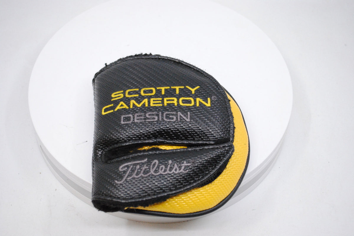 Scotty Cameron Design Phantom X Putter Headcover Cover Only Black/Yellow HC-3279J
