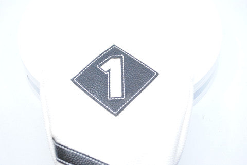 Custom Driver Head Cover PGA Superstore Headcover Only White/Grey/Blue HC-3440J