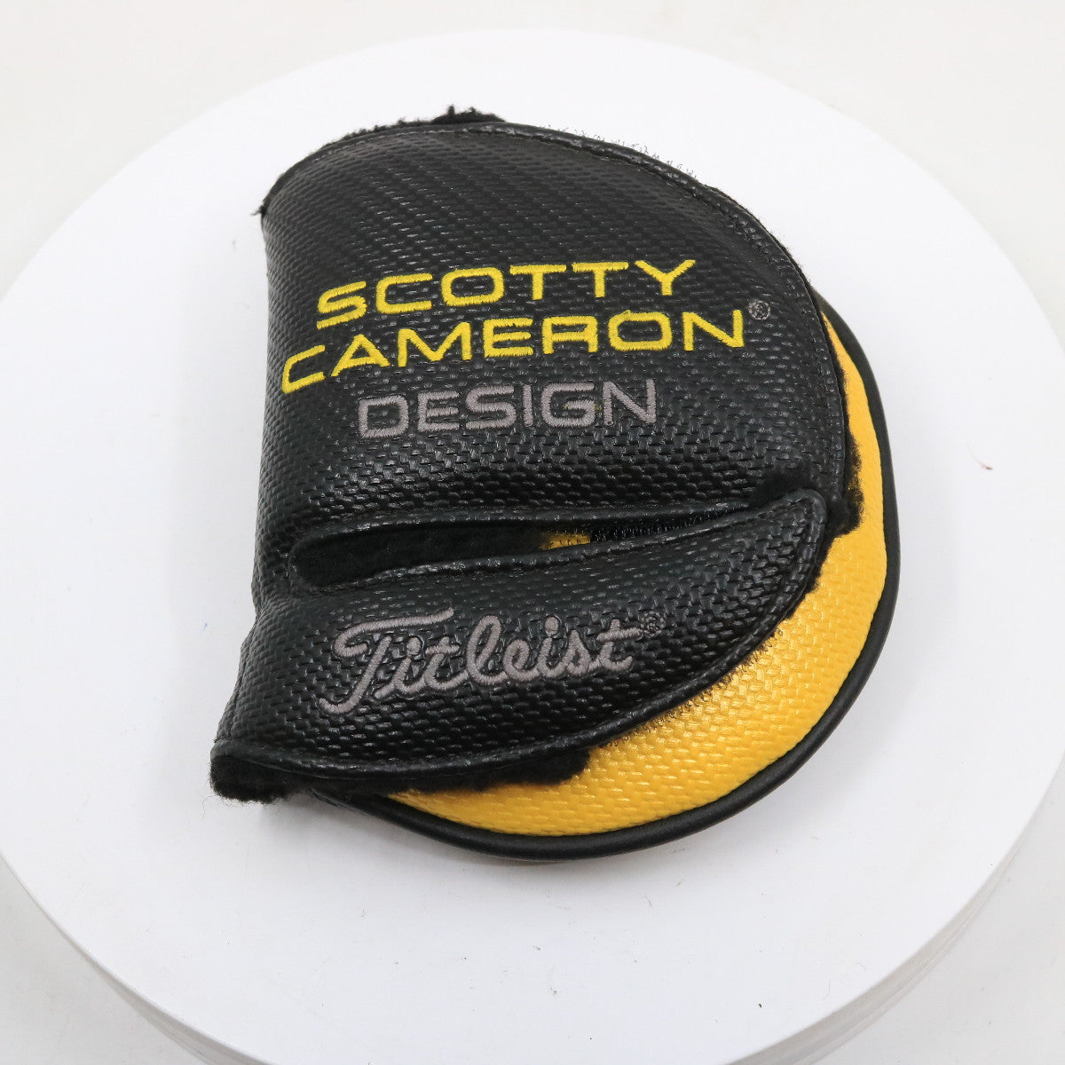 New Scotty Cameron Design Phantom X Putter Headcover Only Black/Yellow HC-3579S