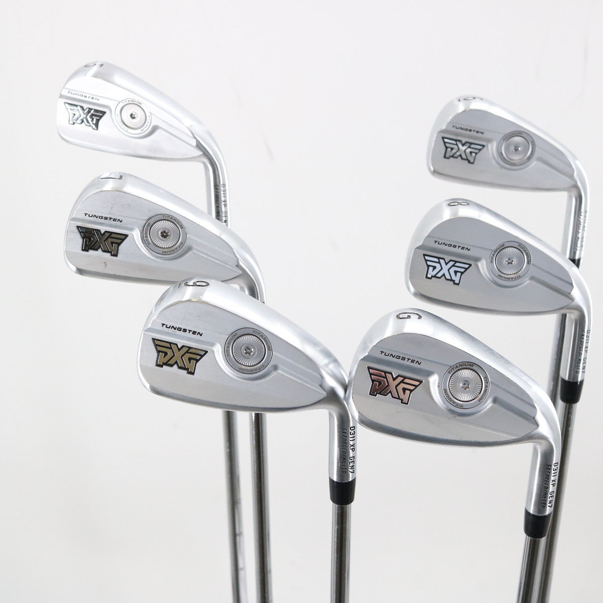 PXG 0311 XP GEN7 Chrome Iron Set 5-9,G Steel Stiff Flex RH (No P Wedge) P-148561