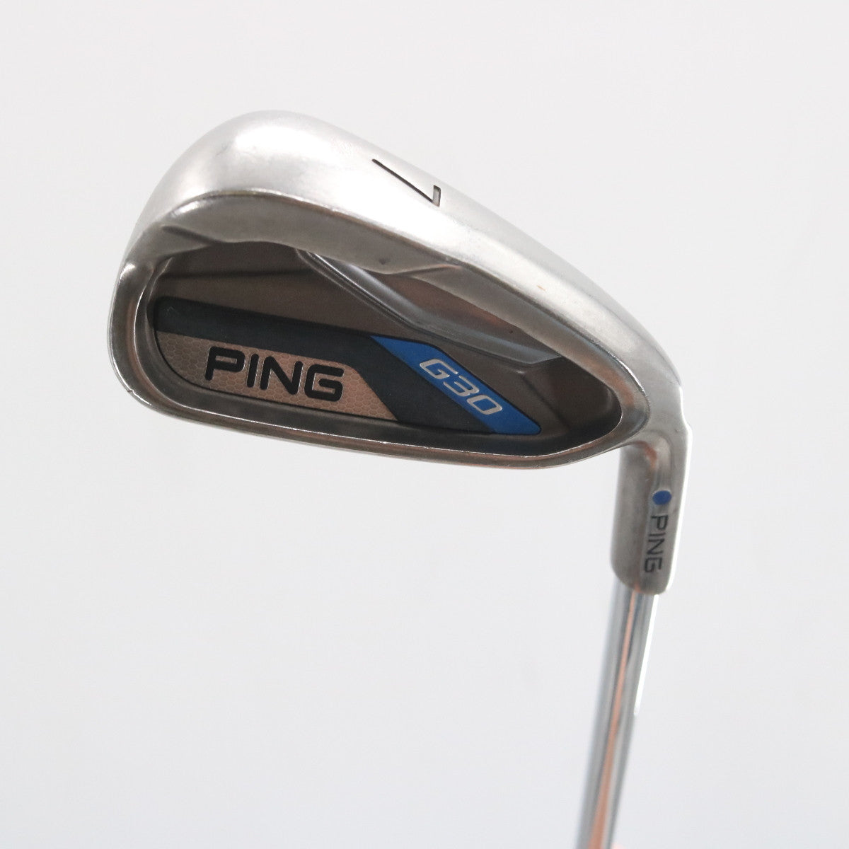 Ping G30 Iron Set 7-W Blue Dot Steel CFS S Stiff Flex Right-Handed P-151338