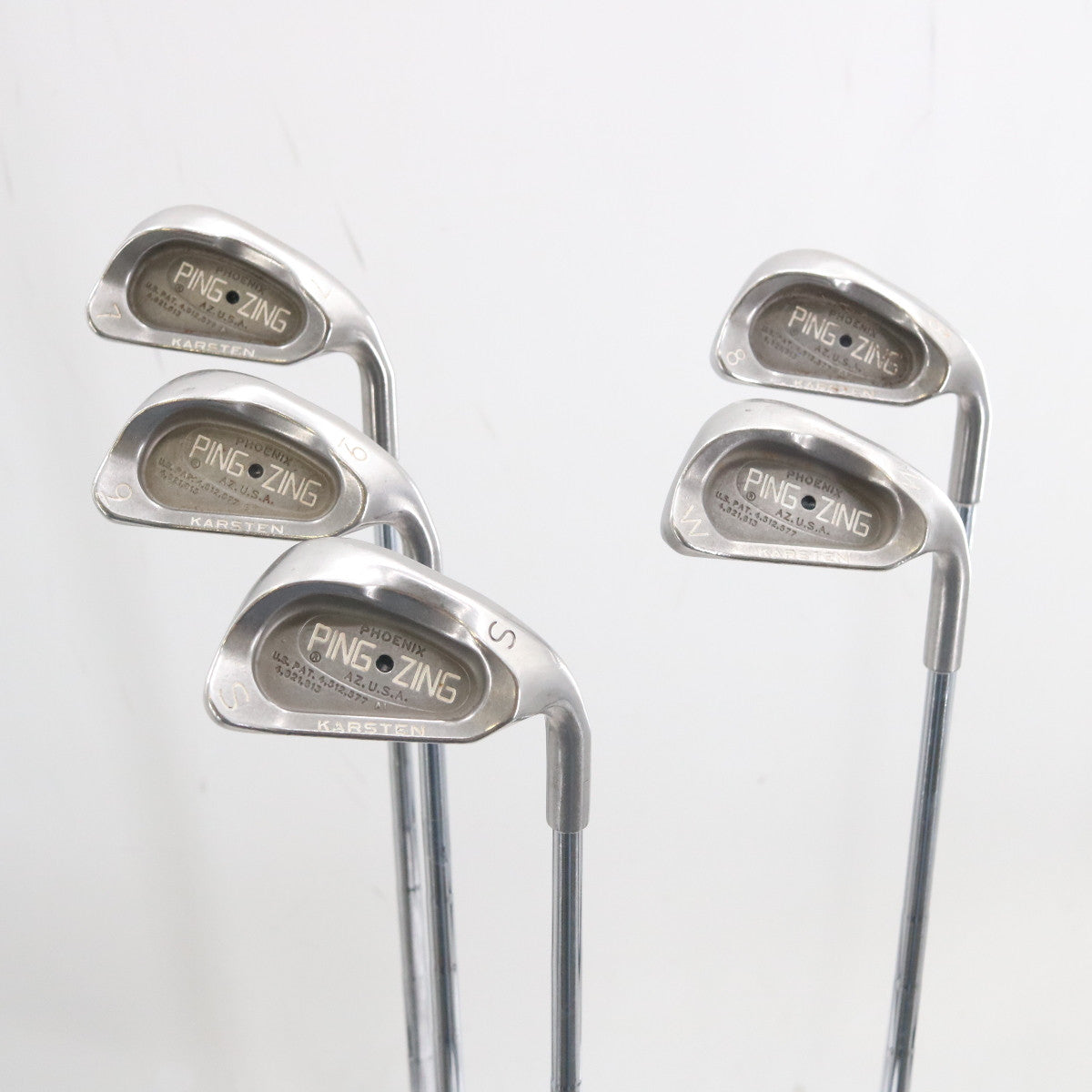 Ping Zing Iron Set 7-W,S Black Dot Steel KT-M Stiff Flex Right-Handed P-151721