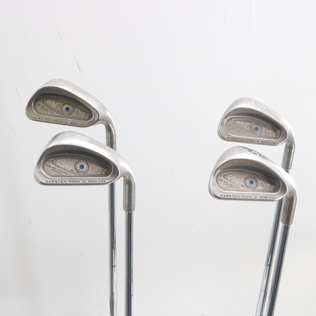 Ping EYE2 EYE 2 Iron Set 8-W,S Blue Dot Steel ZZ-Lite Stiff Right-Hand P-151723