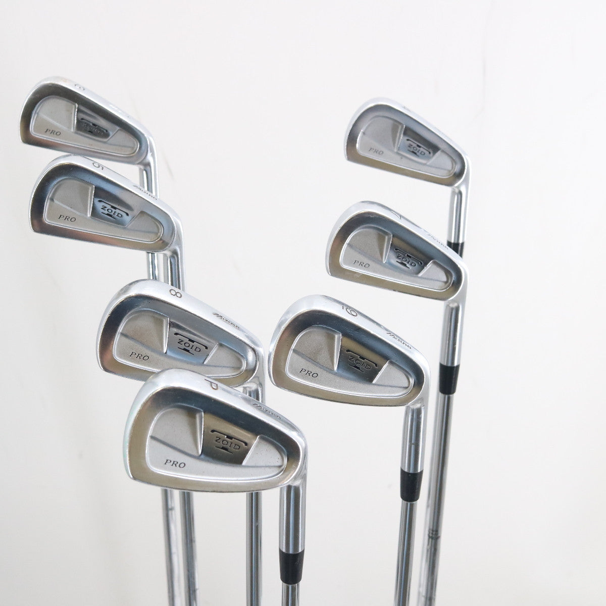 Mizuno T-Zoid Pro Forged 3,4,5,7-P Iron Set Steel X100 Extra Stiff RH P-151736