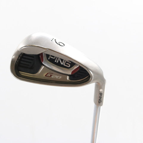 Ping G20 Iron Set 5-W,U White Dot Steel CFS Shaft S Stiff Flex RH P-152860