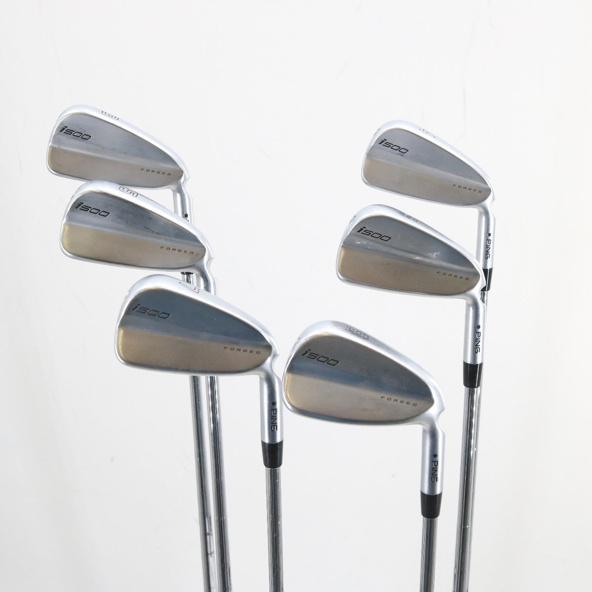 PING i500 Iron Set 3,4,5,6,7,9 (NO 8 & P) Black Dot Steel Stiff Flex RH P-156120