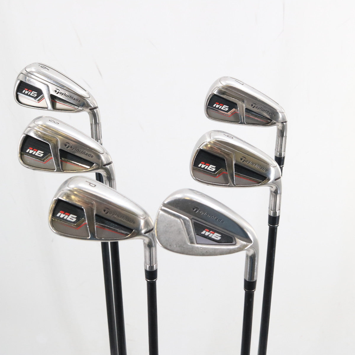 TaylorMade M6 Iron Set 6-P,S Graphite ATMOS Senior Flex RH 1" Under  P-156163