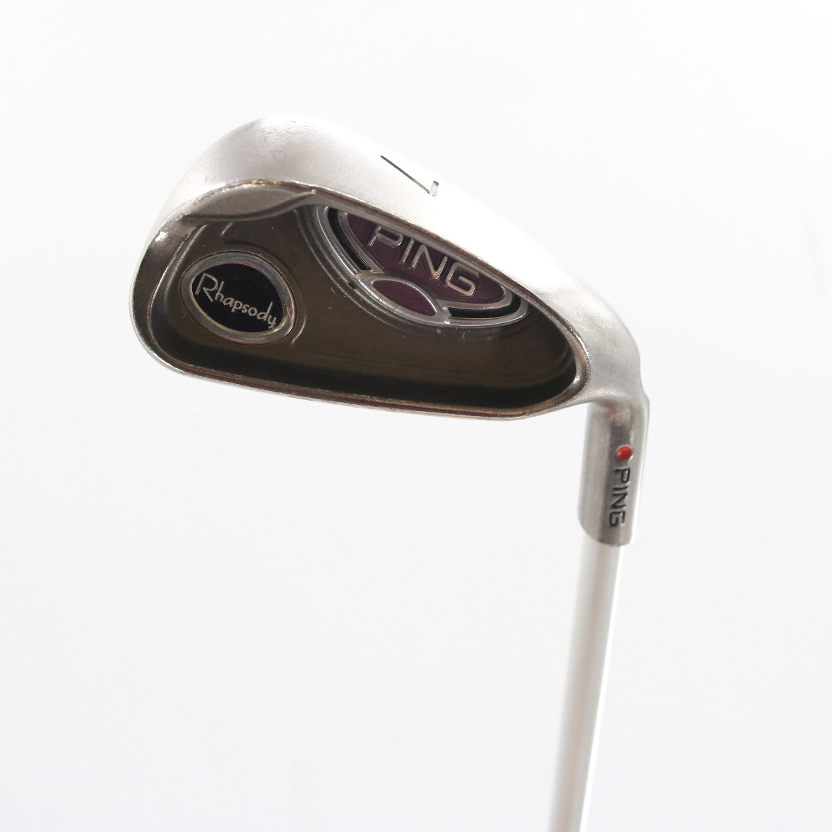 Ping Rhapsody Iron Set 7-W,S Red Dot Graphite L Ladies Flex RH +0.50" P-157391