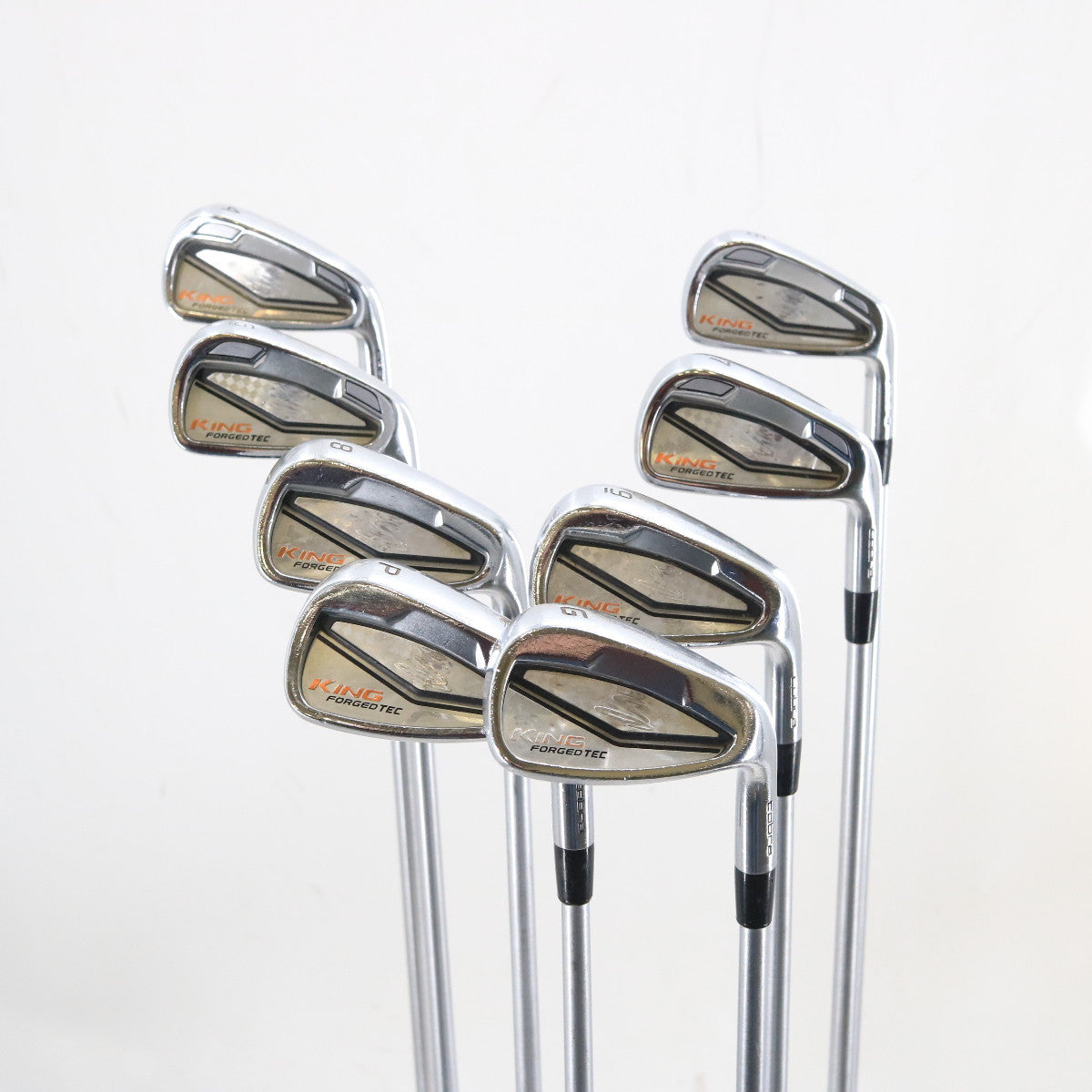 Cobra King Forged Tec Iron Set 4-P,G Steel KBS Stiff Flex Right-Handed P-157396