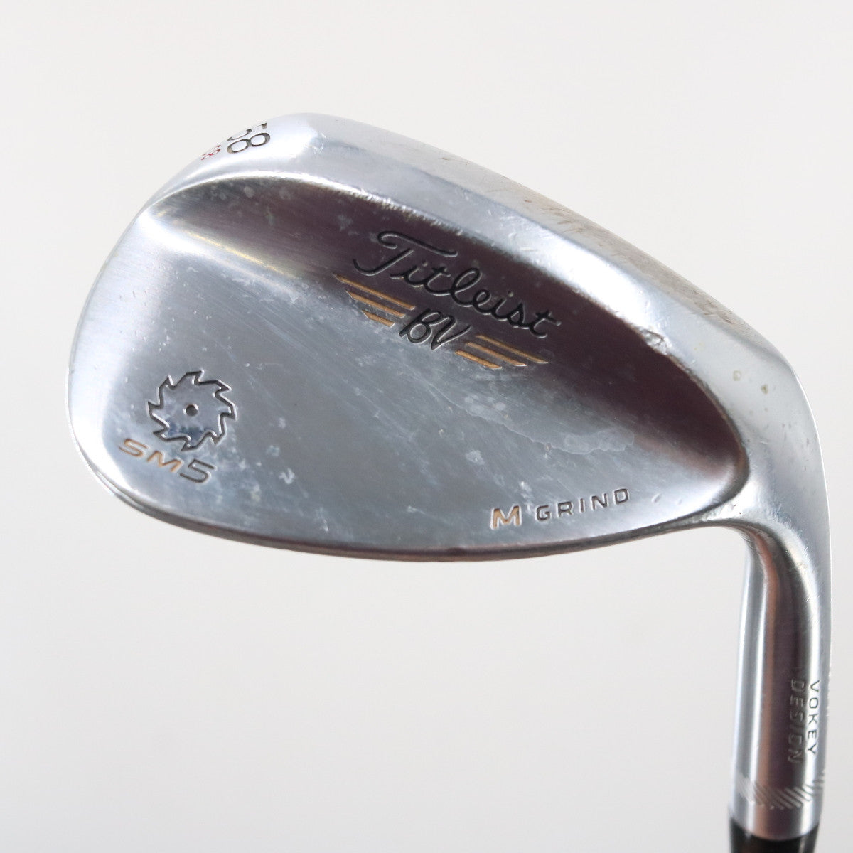 Titleist Vokey SM5 Tour Chrome Lob Wedge 58 Deg 58.08 M-Grind Steel RH S-148432