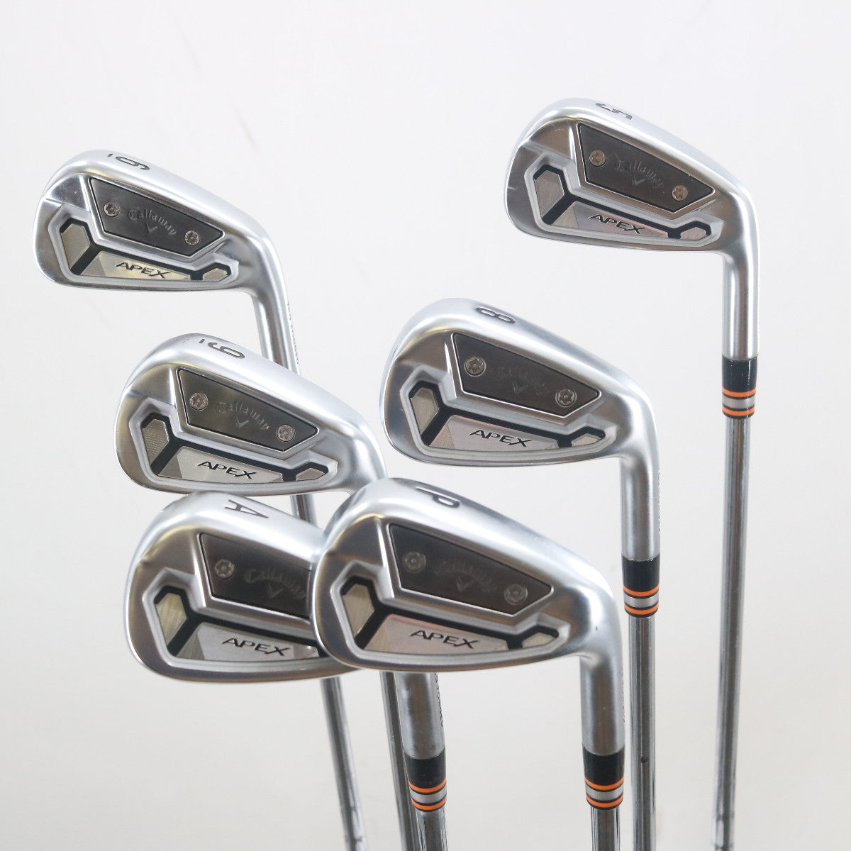 Callaway Apex Forged TCB Iron Set 5-6,8-P,A (No 7-IRON) Steel Stiff RH S-150995