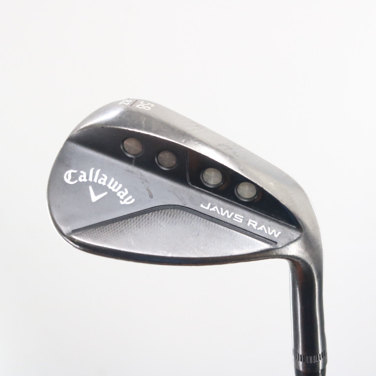 Callaway Jaws Raw Black Plasma Lob Wedge 58 Deg 58.08Z Steel Stiff RH S-151460
