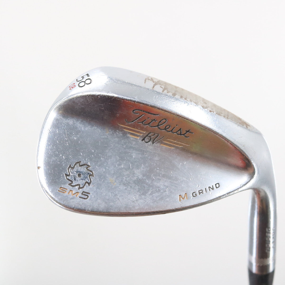Titleist Vokey SM5 Tour Chrome Lob Wedge 58 Deg 58.08 M-Grind Steel RH S-151970