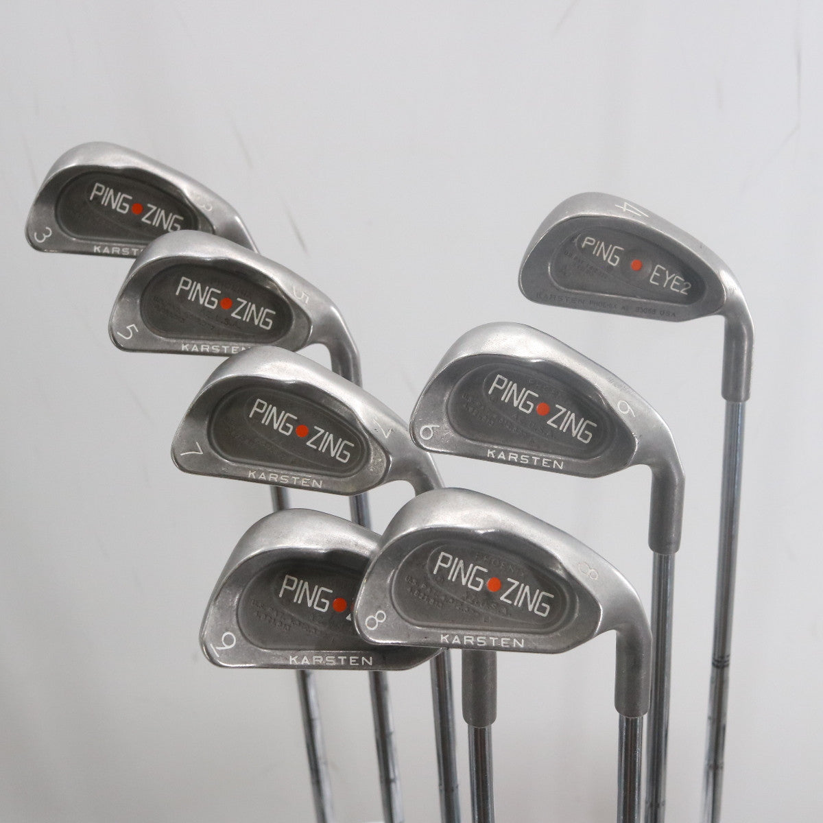 Ping Zing & Eye 2 Plus Combo 3-9 Iron Set Orange Dot Steel Stiff RH S-151991