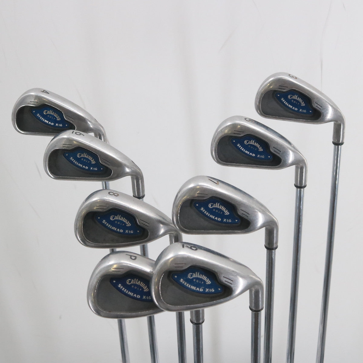 Callaway Steelhead X-16 X 16 Iron Set 3-P46° Steel Uniflex Right-Handed S-152604